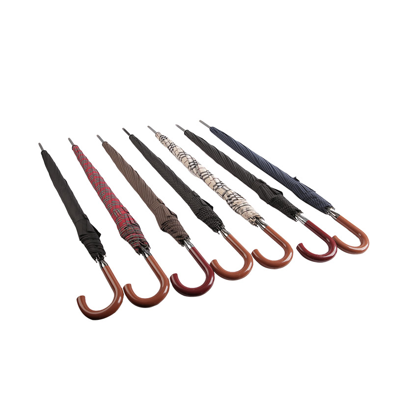 Buona fermezza Pongee Ombrello dritto-0E6B0175