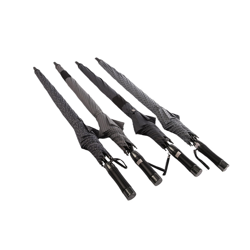 Stripe Business Can Be Automatic Pongee Ombrello dritto-0E6B0233