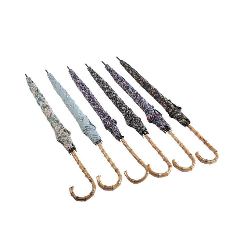 Bellissimo aspetto Pongee con ombrello dritto rivestito UV-0E6B0304