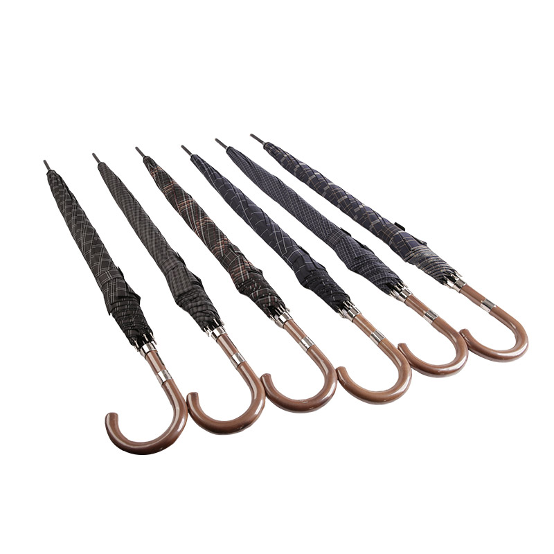 Ombrello dritto leggero e adatto per uomo Pongee-0E6B0362