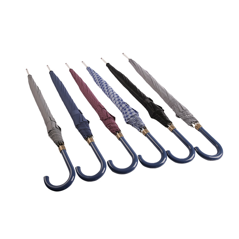 Barb appuntito può essere appeso Pongee Ombrello dritto-0E6B0388