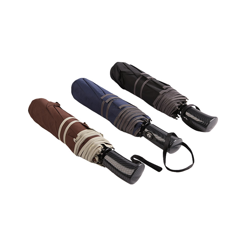 Business Style Coffee Pongee Ombrello triplo-0E6B0471