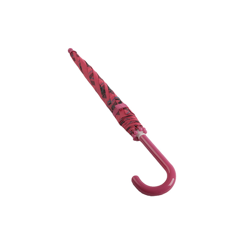 Ombrello per bambini gattino rosa a strisce-0E6B0625